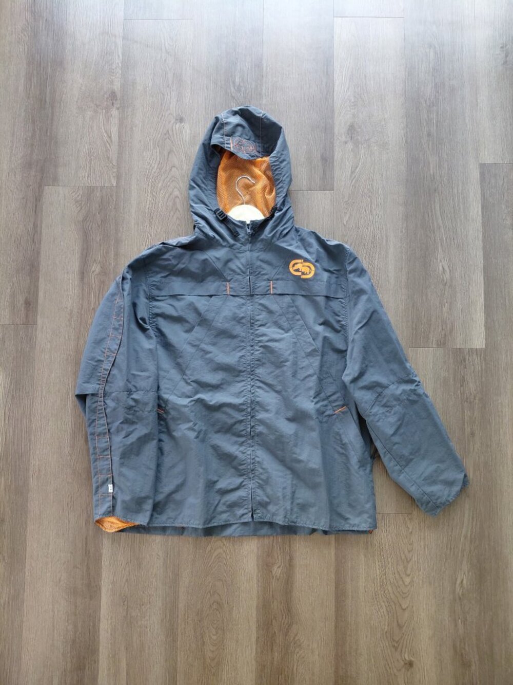Ecko Unlimited windbreaker featuring a silkwind running collaboration